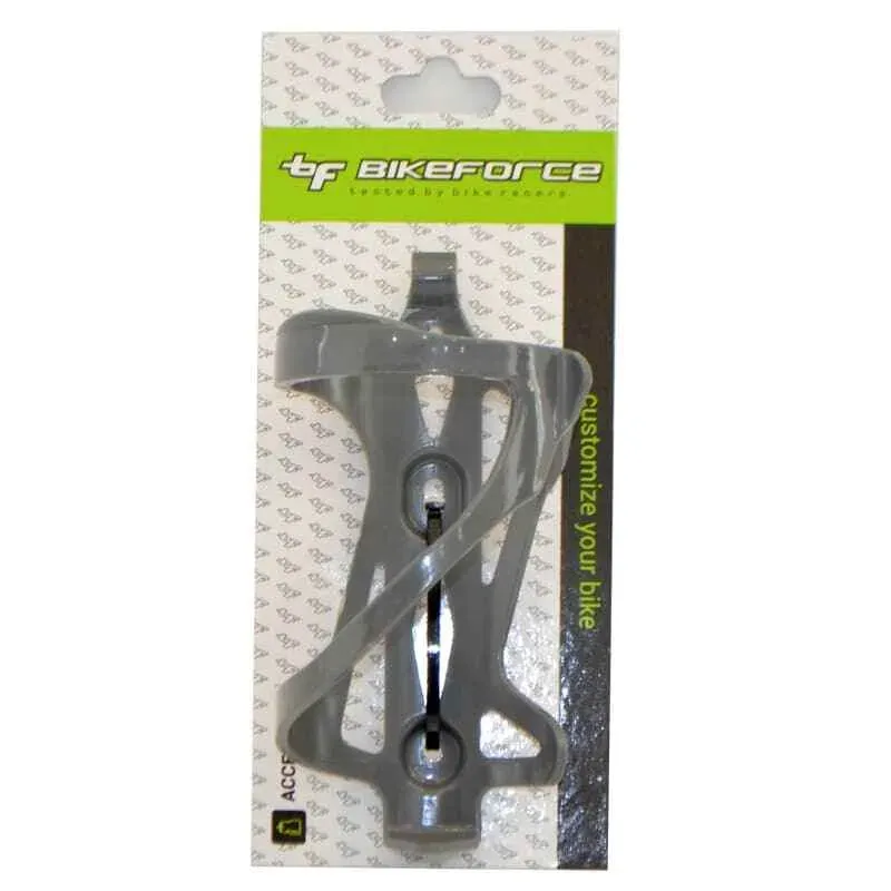 Cel mai vândut Suport bidon plastic BikeForce gri