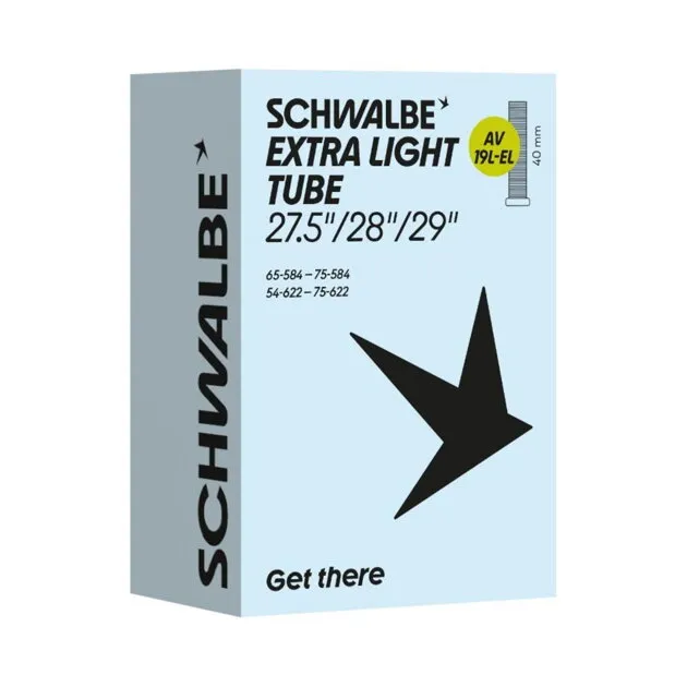SCHWALBE Cameră EXTRA LIGHT AV19L-EL 29x2.10/3.00 (54/75-584/622) AV 40mm 215g Ofertă specială