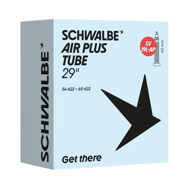 SCHWALBE Cameră AIR PLUS SV19L-AP 29x2.10/3.00 (54/65-622) FV 40mm 420g Ultima șansă