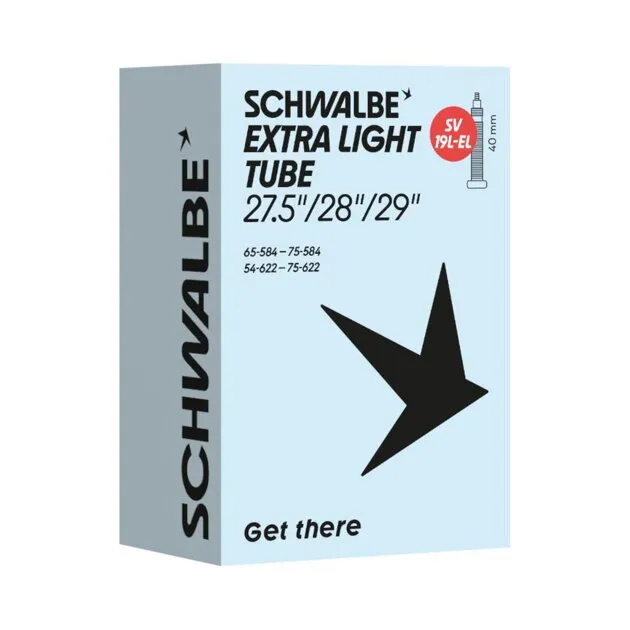 Plată sigură SCHWALBE Cameră EXTRA LIGHT SV19L-EL 29x2.10/3.00 (54/75-584/622) FV 40mm 215g