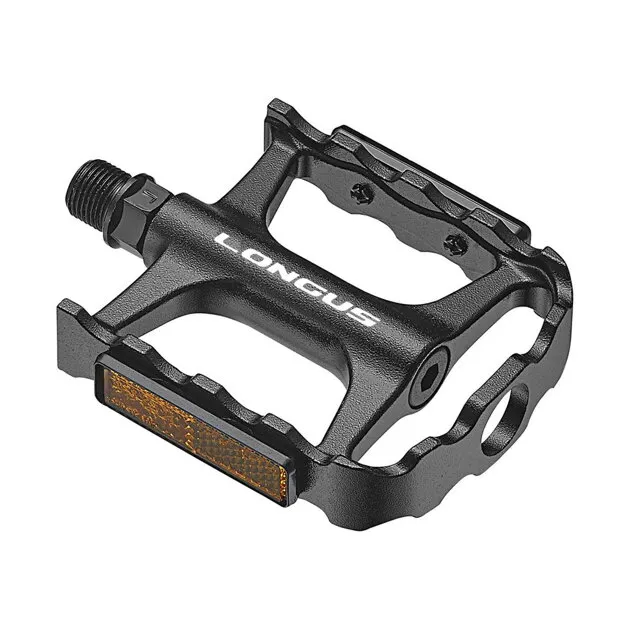 Ieftin LONGUS Pedale PREMIUM MTB AL negre, rulmenți industriali