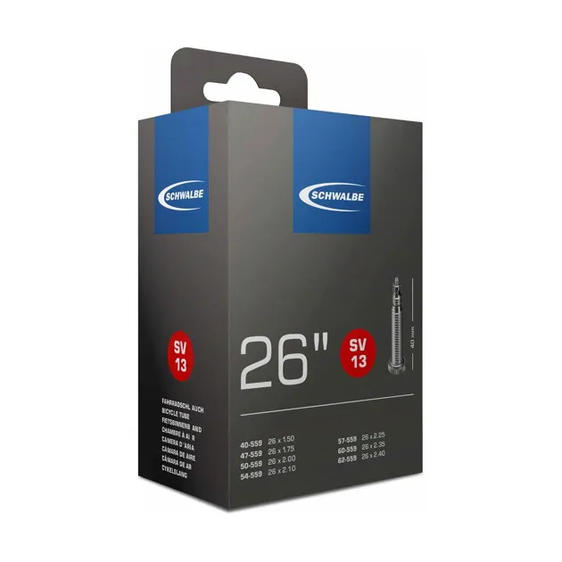 SCHWALBE Cameră SV13 26x1.50/2.50 FV 40mm (40/62 559) 190g Popular