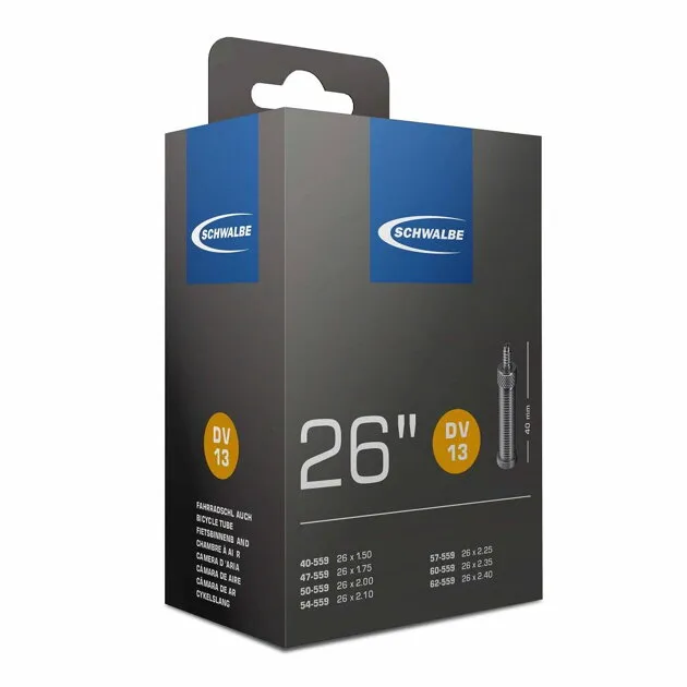 SCHWALBE Cameră DV13 26x1.50/2.50 DV 40mm (40/62-559) 190g Reducere