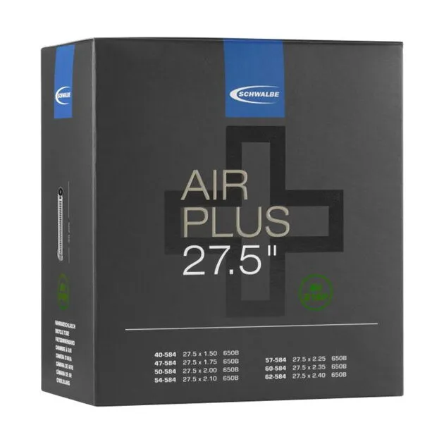 Ultima șansă SCHWALBE Cameră AIR PLUS AV21AP 27.5x1.50/2.40 AV(40/62-584) 40mm 305g