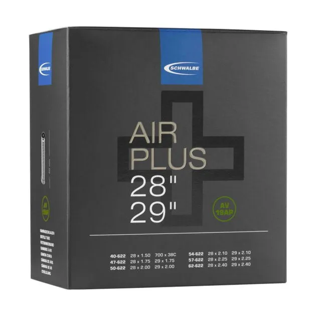 SCHWALBE Cameră AIR PLUS AV19 AP 29x1.75/2.40 AV(40/62-622) 40mm 320g Super ofertă