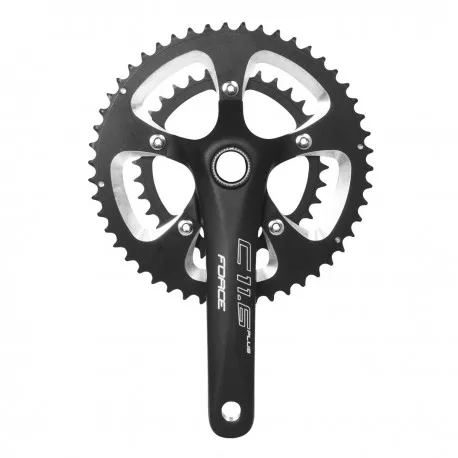 Ofertă Pedalier Force Road C11.6+AL 50/34T negru mat