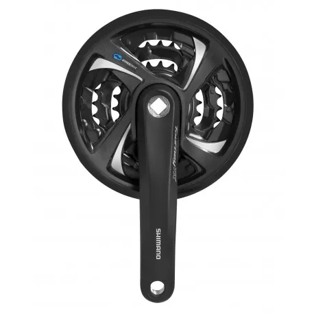 Pedalier Shimano FCTX801 48/38/28 170 mm cu CG negru Ultima șansă