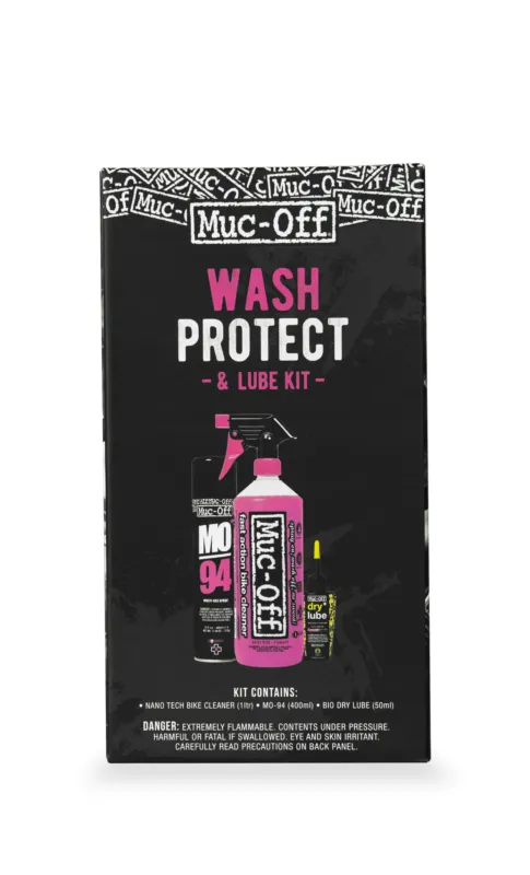 Muc-Off Wash Protect and Lube Kit (Dry Lube Version) Preț promoțional
