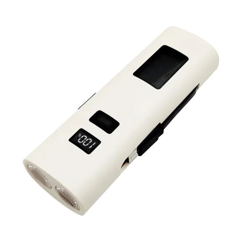 Comandă acum Far reincarcabil Fivestars Power Light PBL-6400, powerbank 6400 mAh, USB Type-C, alb