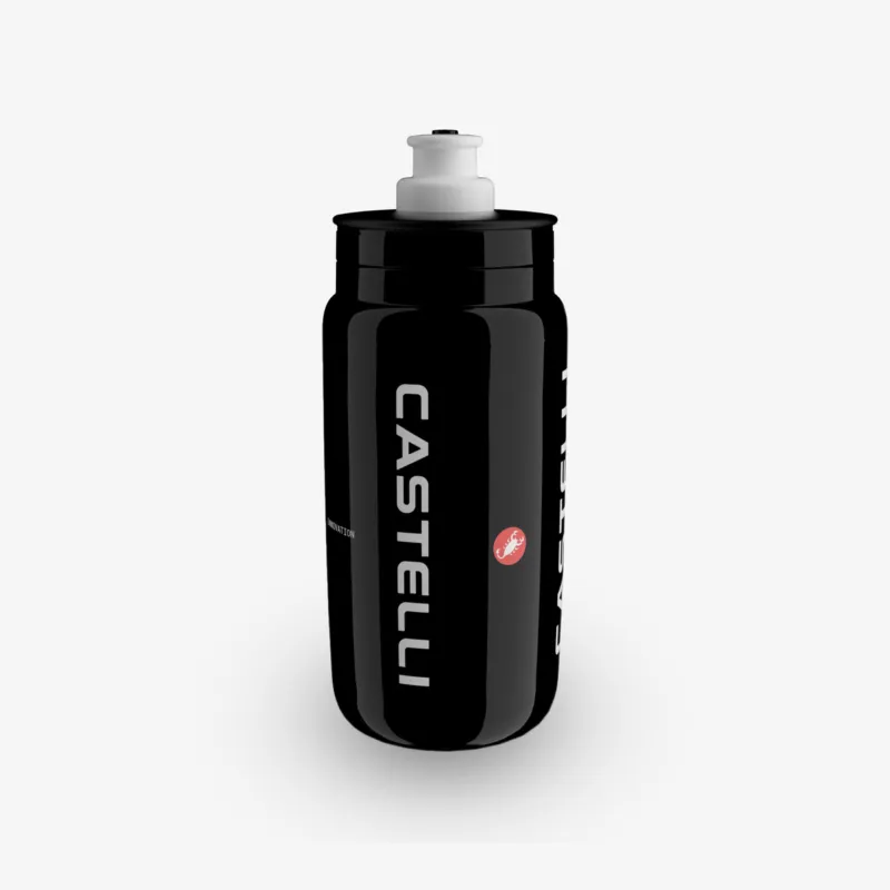 Comandă acum Bidon Castelli Logo negru