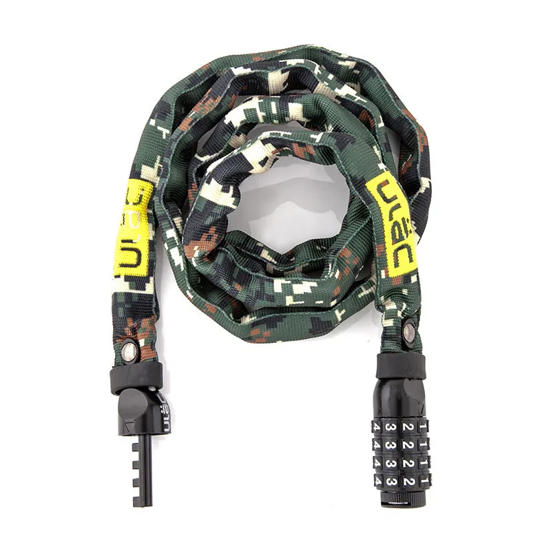 Antifurt Ulac 52nd Street cu cifru, otel calit ultra-rezistent, lungime 120cm, rezistent la taiere sau rupere, camuflaj Livrare rapidă