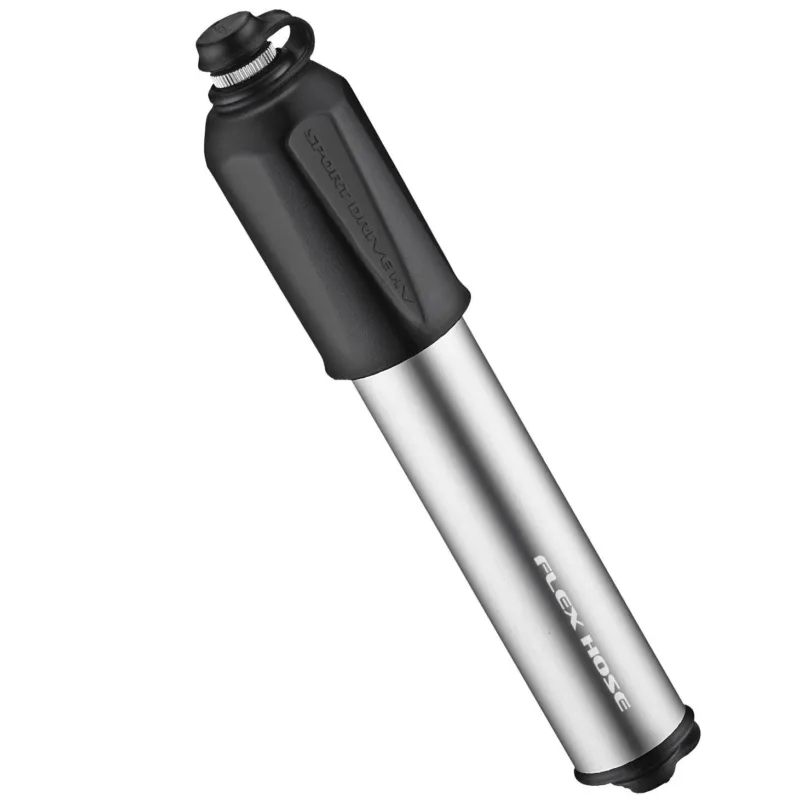 Calitate înaltă Pompa profesionala LEZYNE SPORT DRIVE HV, marime S, 90psi, 6.2 bari, 170 mm lungime, 100g greutate, culoare argintie