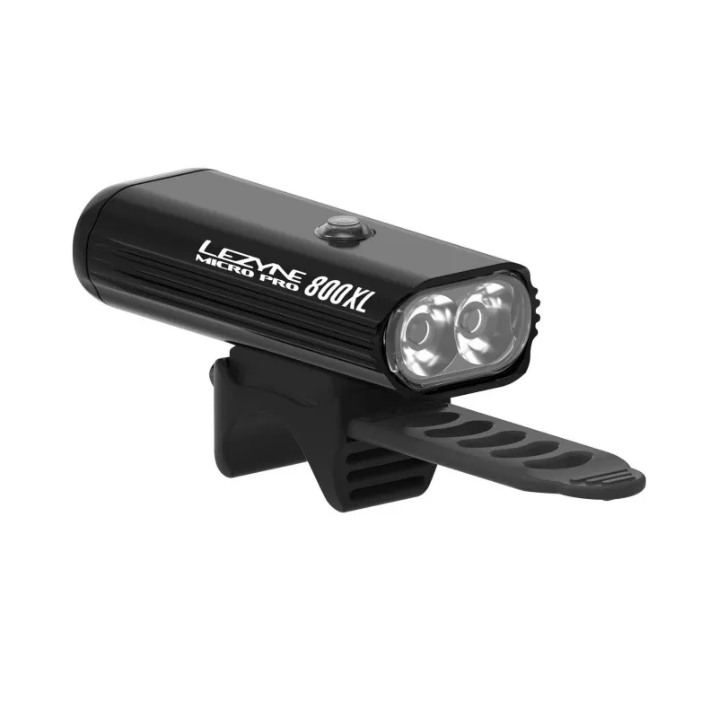 LEZYNE MICRO DRIVE PRO 800XL, 8 MODURI, NEGRU Ultima șansă