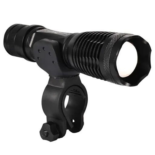 Far reincarcabil Carsons, aliaj aluminiu, 4 moduri luminare, negru Livrare rapidă