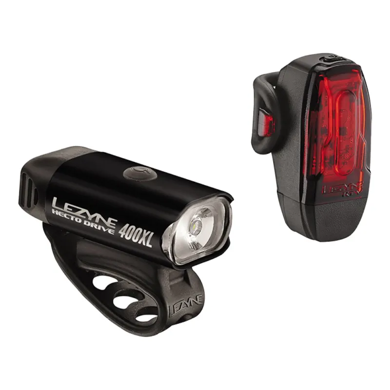 Disponibil imediat Set Lezyne, far Mini Hecto Drive 400XL si stop KTV+