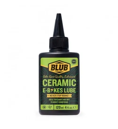 Noutate BLUB Ceramic E-Bike Lube, lubrifiant ceara lant bicicleta, ideal pentru orice vreme, 120 ml adica 80 aplicari