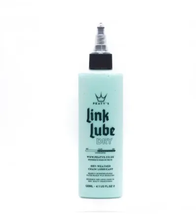Preț redus Peaty's Link Lube Dry 120ml, solutie ungere si intretinere lant bicicleta, 1 aplicare la 300 km, biodegradabil