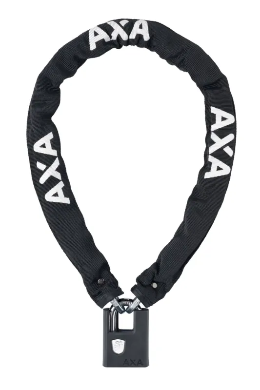Reducere specială Incuietoare lant AXA Clinch 105x7.5 - Black soft