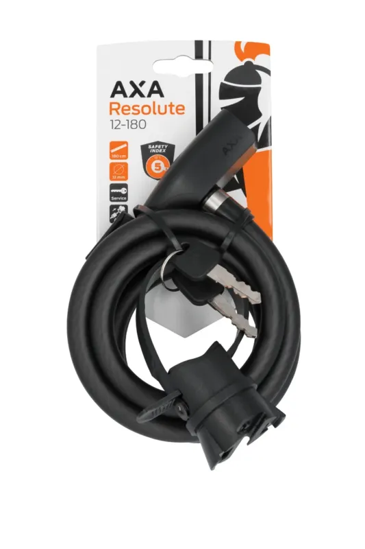 Incuietoare cablu AXA Resolute 12x1800mm Expediere rapidă