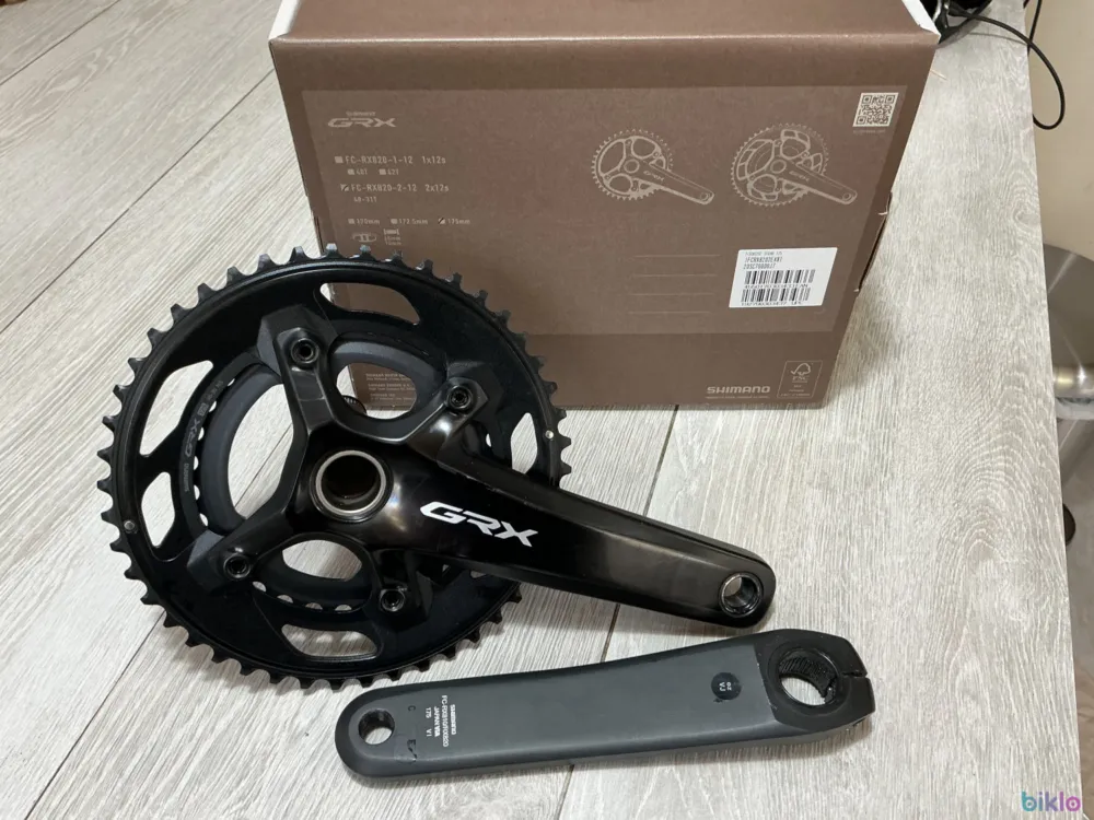 Angrenaj pedalier Shimano GRX 820 2x12 vit 46/31 Preferatul clienților