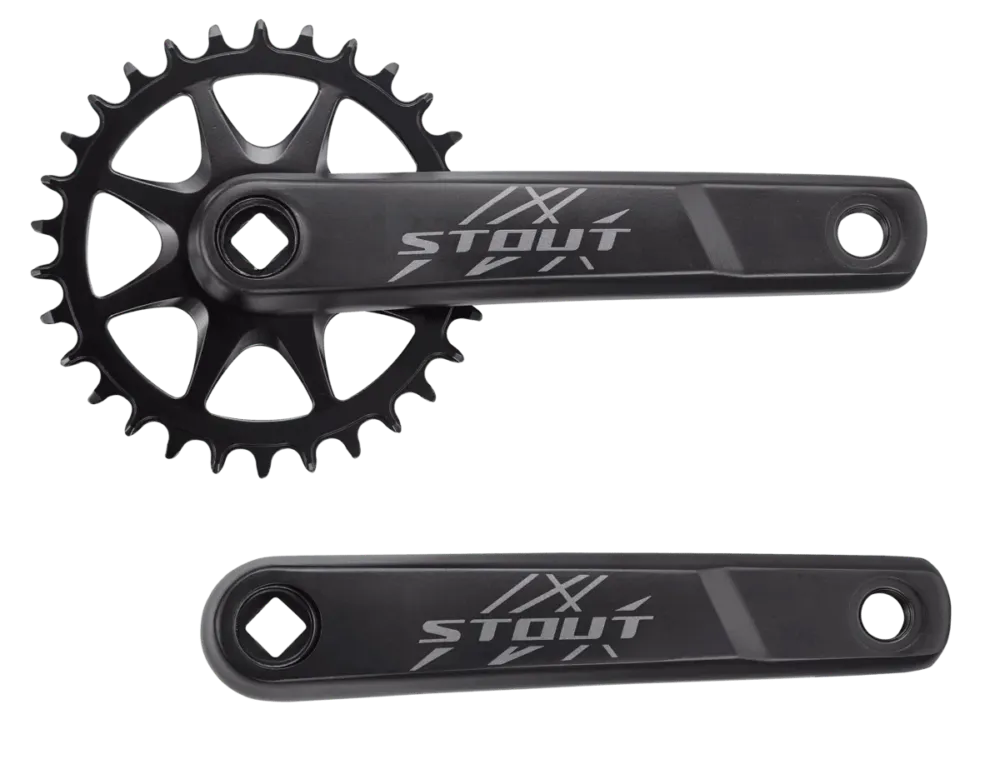 Angrenaj STOUT Rockhopper MY21 Rivet - 1x10 viteze, 30T, 165mm, L+R Retur ușor