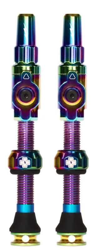 Valve tubeless Muc-Off Tubeless Valves Big Bore Lite (Large) Iridescent Livrare gratuită