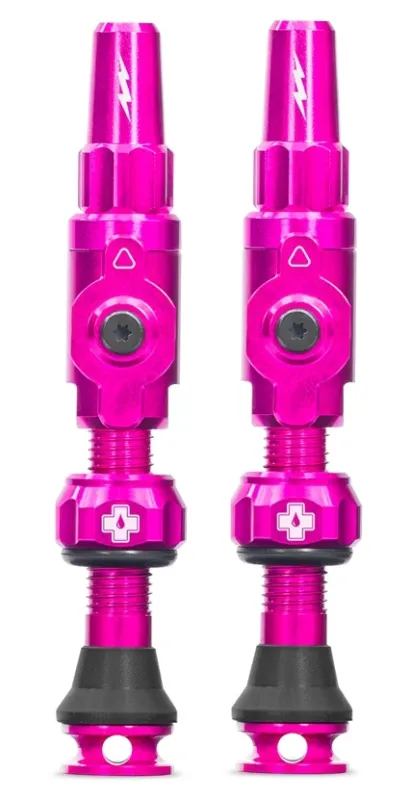 Valve tubeless Muc-Off Tubeless Valves Big Bore Lite (Medium) Pink Nu rata