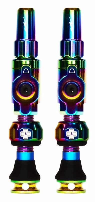 Valve tubeless Muc-Off Tubeless Valves Big Bore Lite (Small) Iridescent Ultima șansă