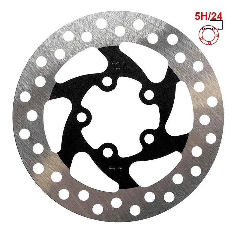 Disc frana 120mm 5 gauri Negru Nu rata