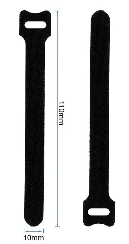 Promoție Curele tip velcro 10x110mm - set 10 bucati