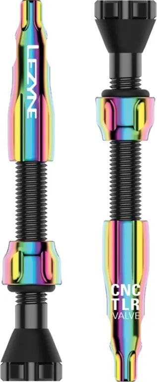 Valve Tubeless Lezyne CNC Oil Slick 44mm Lichidare de stoc