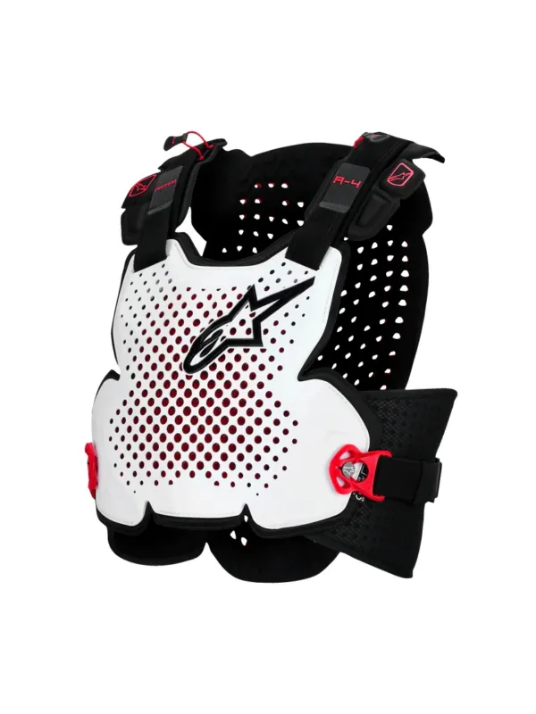 Reduceri Protectie Corp Alpinestars A-4 Plasma Chest Protector negru/rosu/alb XL/XXL