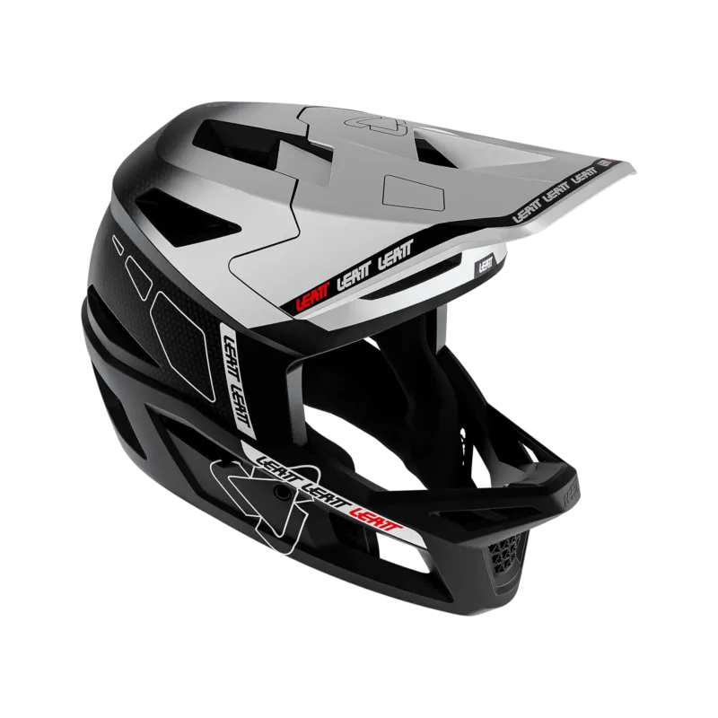 Casca Leatt MTB Gravity 6.0 Carbon White Preferatul clienților