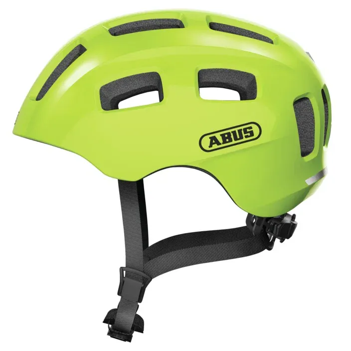 Plată sigură Abus - casca ciclism copii YOUN-I 2.0 helmet - galben fluo negru