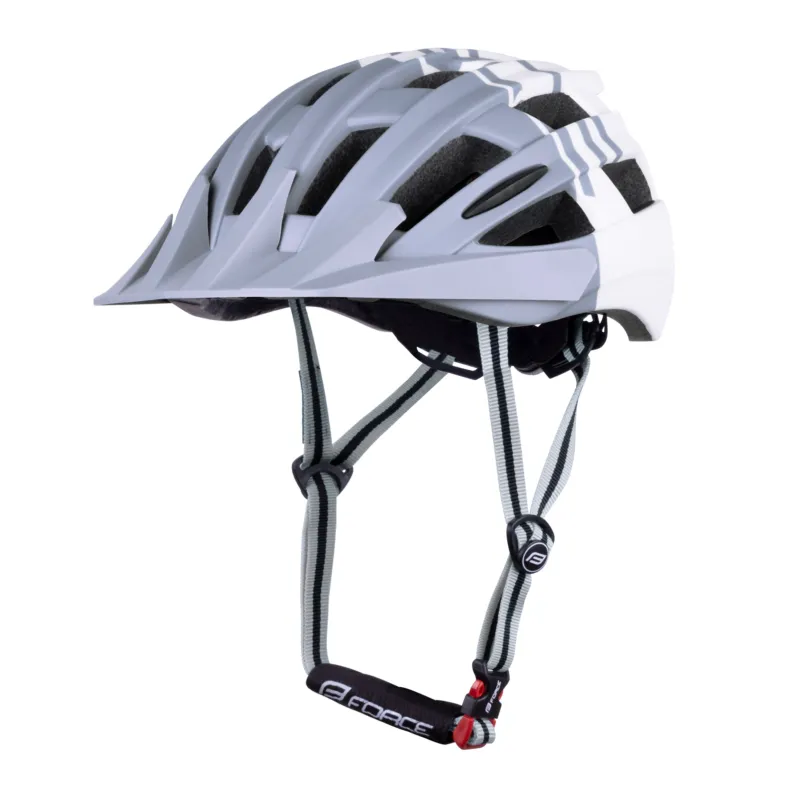 Casca Force Corella MTB gri/alb L-XL (57-61 cm) Lichidare de stoc