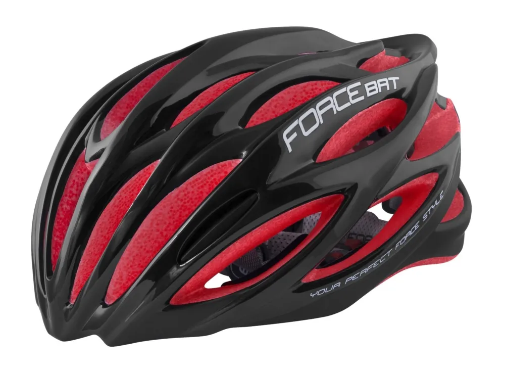 Casca Force Bat Negru/Rosu L-XL (57-61 cm) Retur gratuit