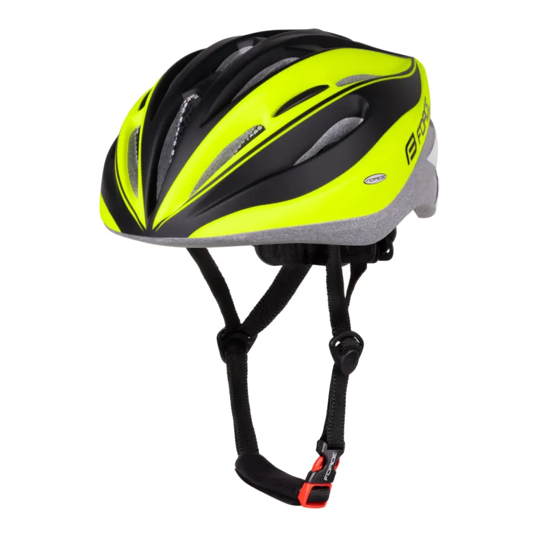 Casca Force Tery Negru/Fluo S-M (54-58 cm) Ieftin