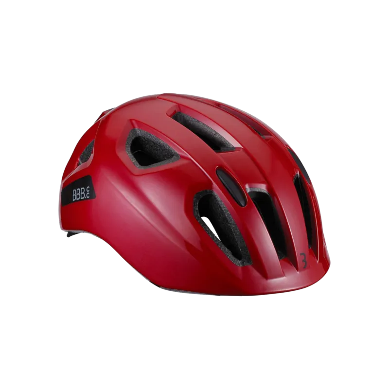 Casca BBB Sonar cu LED BHE-171 Glossy red M (52-58 cm) Plată securizată