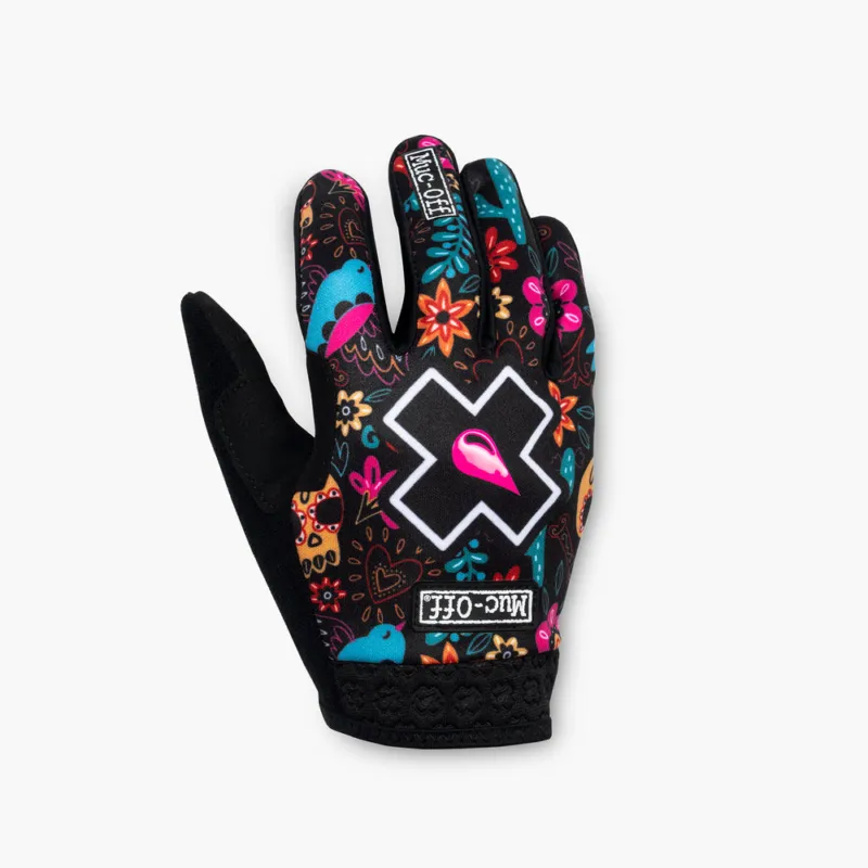 Manusi copii Muc-Off Youth Rider Gloves Shred Hot Chilli Pepper XS Promoție