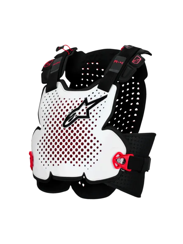 Mai ieftin Protectie Corp Alpinestars A-4 Plasma Chest Protector negru/rosu/alb XL/XXL