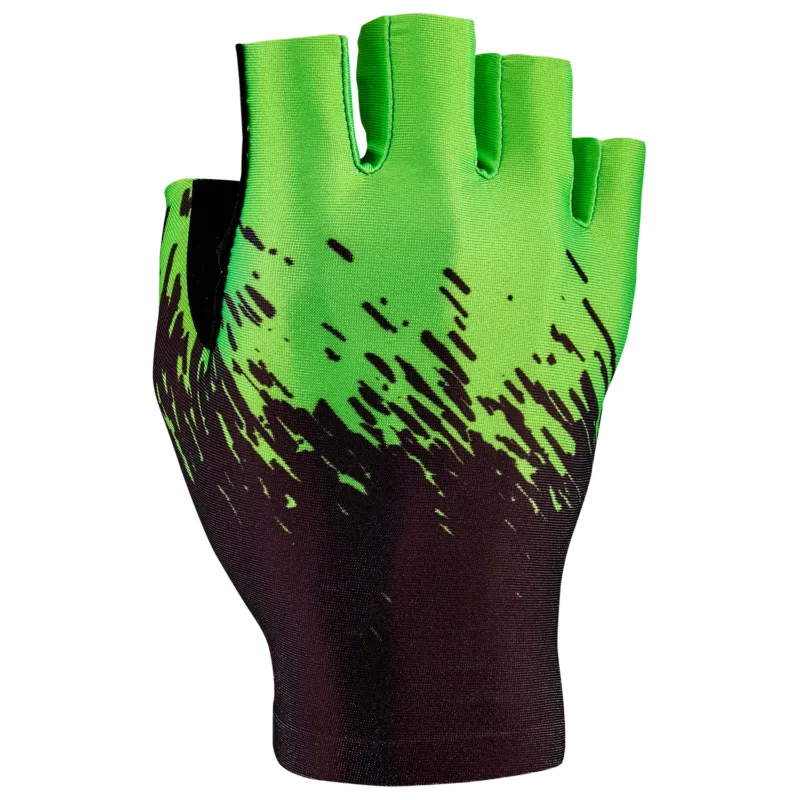 Cel mai vândut Manusi fara degete SUPACAZ SupaG - negru / verde neon