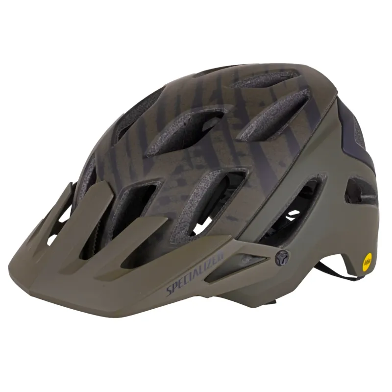 Calitate înaltă Casca SPECIALIZED Ambush with ANGi - Oak Green Wild