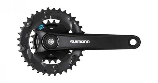 Angrenaj pedalier Shimano FC-M315-B2 2X7/8 viteze Plată sigură