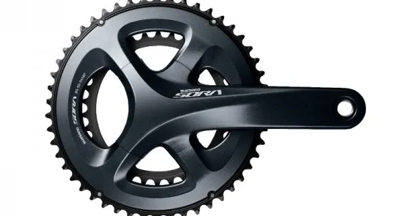 Angrenaj pedalier Shimano Sora FC-R3000, 2x9 viteze, 50-34T. brat 170mm Ofertă de sezon