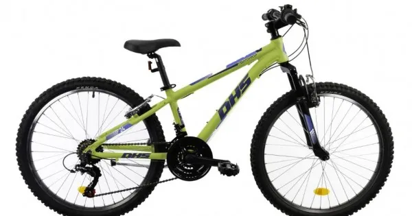 Ofertă de sezon Bicicleta DHS Terrana 2423 24 inch aluminiu verde
