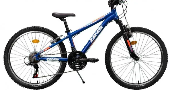 Bicicleta DHS 2623 26 inch cadru aluminiu - albastra Ofertă de sezon