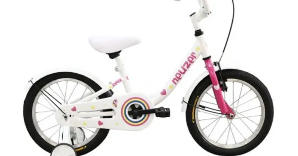 Doar azi Bicicleta copii Neuzer BMX 16 inch alb-roz