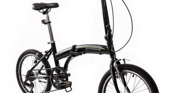 Livrare gratuită Bicicleta pliabila DHS Citadinne 2095 20 inch neagra