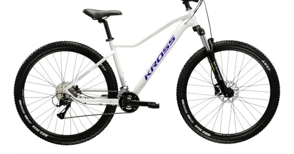 Bicicleta MTB Kross Lea 4.0 marimea M gri-violet Preț redus
