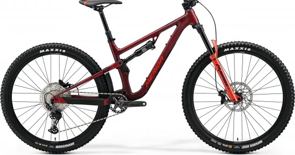 Preferatul clienților Bicicleta MTB Merida One Forty 2024 rosu inchis